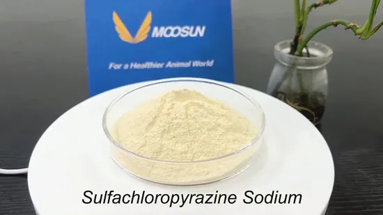 API vétérinaire de haute qualité Sulfacloprazine Sodium CAS 102-65-8 avec GMP
